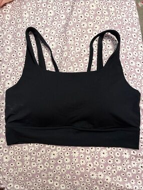 Nike Black Double-Strap Sports Bra
